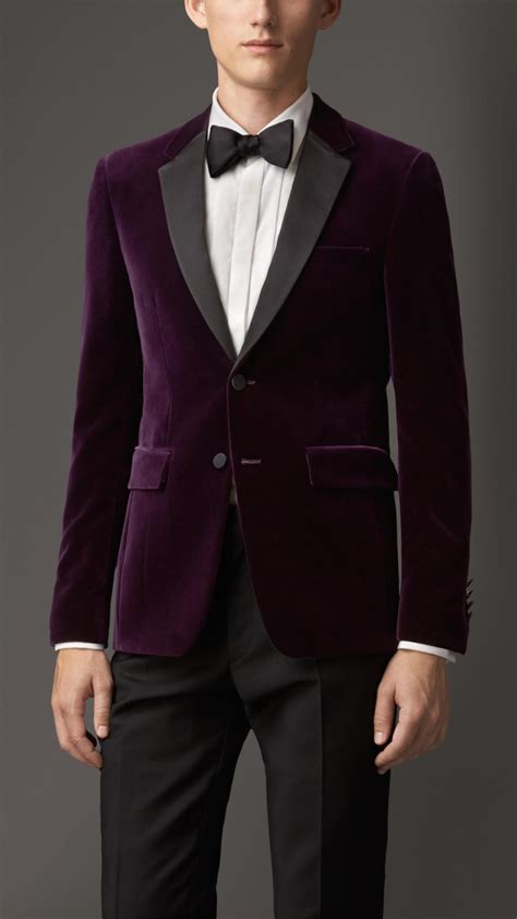 burberry mens velvet blazer|burberry flannel outfit men.